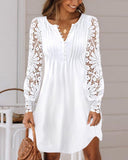 Women's New Fashion European and American Lace Long Sleeve Dress - Brier Hills