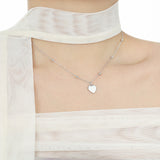 Simple Heart 925 Necklace