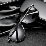 Men's Pilot Polarized Brand Designer Sunglasses - Brier Hills