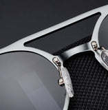 Men's Polarized Vintage Round Frame Fashion Sunglasses