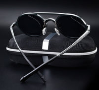 Men's Polarized Vintage Round Frame Fashion Sunglasses