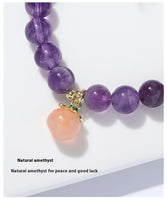 Natural Amethyst Bracelet