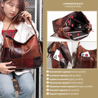 Retro Female Leather Handbag