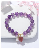 Natural Amethyst Bracelet