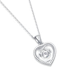 Fashionable And Trendy S925 Sterling Silver Necklace With 0.5-carat Moissanite Pendant