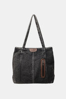 Denim Shoulder Tote Bag