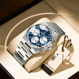 Men's Fashion Elegant Three Eyes And Six Needles Chronograph Watch