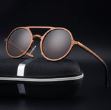 Men's Polarized Vintage Round Frame Fashion Sunglasses