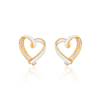 Women's Love Heart Stud Earrings