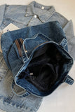 Denim Shoulder Tote Bag