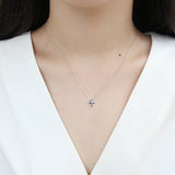 Cute Mini Cross 925 Sterling Silver Necklace