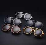 Men's Polarized Vintage Round Frame Fashion Sunglasses