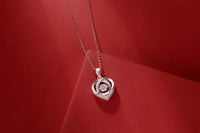 Fashionable And Trendy S925 Sterling Silver Necklace With 0.5-carat Moissanite Pendant