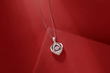 Fashionable And Trendy S925 Sterling Silver Necklace With 0.5-carat Moissanite Pendant