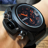 Men's Military Sport Watch - Durable Quartz Timepiece for Casual and Outdoor Activities