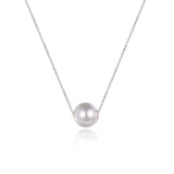 Sterling Silver AAA+ Single Freshwater Pearl 16 inch Choker Necklace