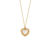18k Gold Plating Stainless Steel Luxury Pendant Jewelry Vintage Shell Love Light