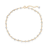 Moonlight Glow! 14 Karat Gold Plated Rainbow Moonstone Anklet