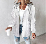 Women's Flannel Plaid Shacket Long Sleeve Button Down Shirt Coat