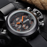Men's Military Sport Watch - Durable Quartz Timepiece for Casual and Outdoor Activities