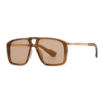 Men's Retro Double Square Sunglasses