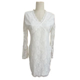 Fashion Bodycon Dress, Soft Lace Long Sleeves