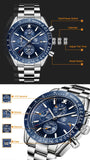 Men's Quartz Luxury Sports Watch