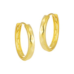 Office Causal Rhombus Carved 925 Sterling Silver Hoop Earrings