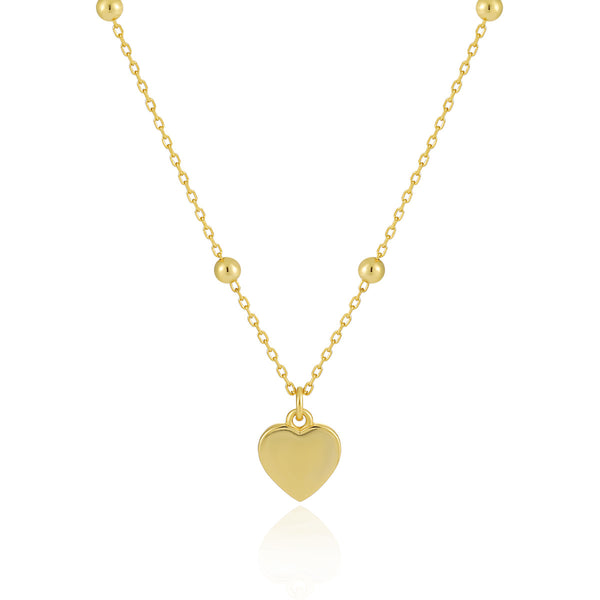 Simple Heart 925 Sterling Silver Necklace