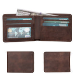 Handmade Bifold Leather Men Wallet