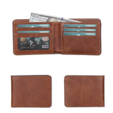 Handmade Bifold Leather Men Wallet