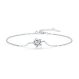 S925 Silver Sparkling Moissanite Bracelet