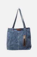 Denim Shoulder Tote Bag