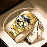 Men's Fashion Elegant Three Eyes And Six Needles Chronograph Watch