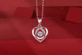 Fashionable And Trendy S925 Sterling Silver Necklace With 0.5-carat Moissanite Pendant