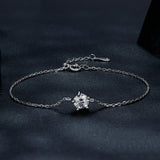 S925 Silver Sparkling Moissanite Bracelet