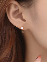 Four-leaf Clover Flower Earrings
