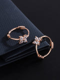 Four-leaf Clover Flower Earrings