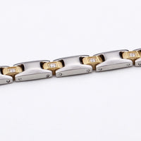 Simple Style Geometric Titanium Steel 18K Gold Plated Bracelet