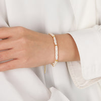Elegant Natural Long Stick Pearls Bracelet