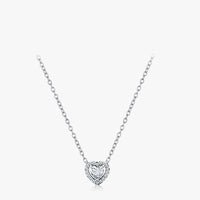 Heart Shape Zircon Necklace