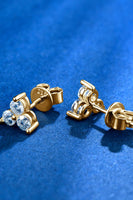 Moissanite 925 Sterling Silver Stud Earrings - Brier Hills