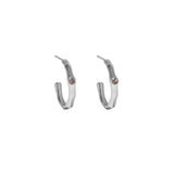 Sterling Silver Huggie Hoop Earrings - Brier Hills