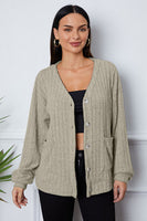 Button Up Long Sleeve Cover Up