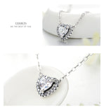 Heart Shape Zircon Necklace