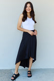 Ninexis First Choice High Waisted Flare Maxi Skirt in Black - Brier Hills