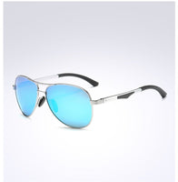 Aluminum/magnesium Polarized Unisex Aviation Style Sunglasses - Brier Hills