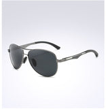 Aluminum/magnesium Polarized Unisex Aviation Style Sunglasses - Brier Hills