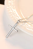 Cross Pendant 925 Sterling Silver Necklace - Brier Hills