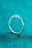 Adored Moissanite Rhodium-Plated Ring